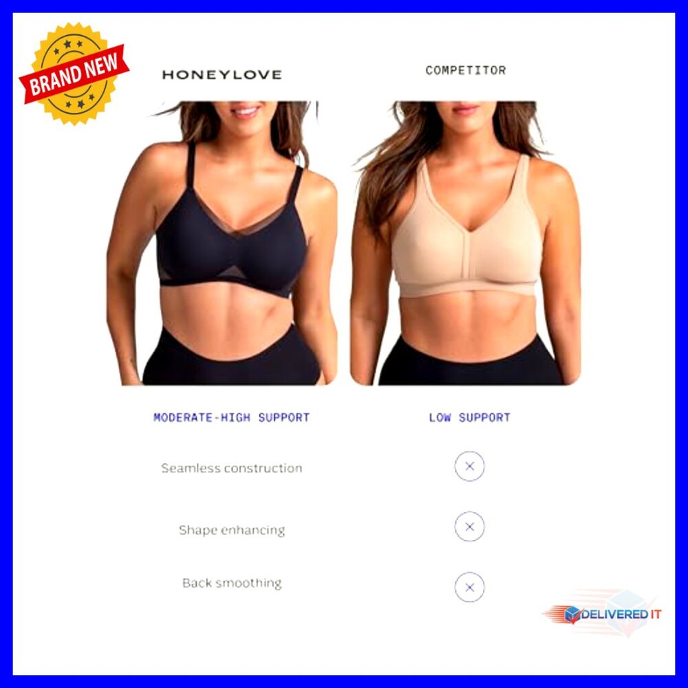 Wireless Crossover Bra Comfortable Support Sizes … - image 5
